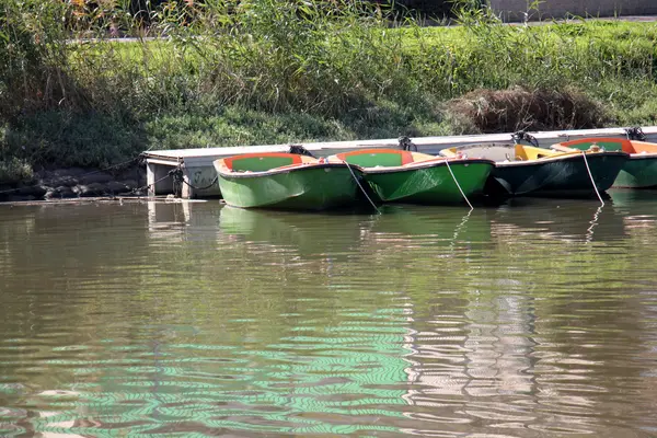 Anlegestelle am Yarkon River — Stockfoto