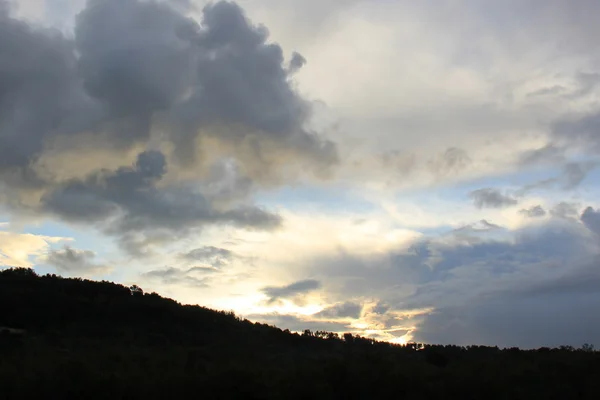 O tipo e a cor do céu — Fotografia de Stock