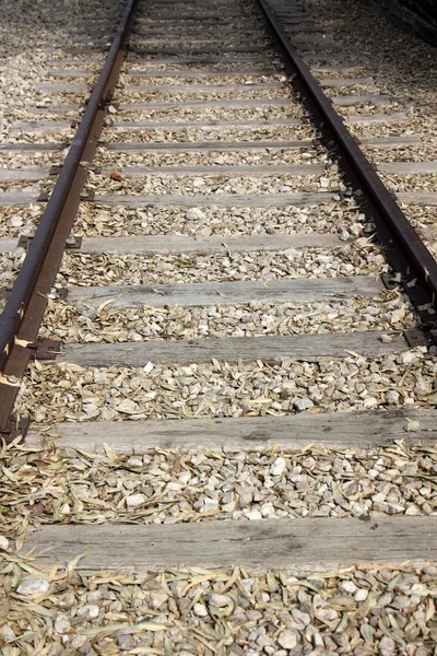 Stare tory kolejowe — Zdjęcie stockowe