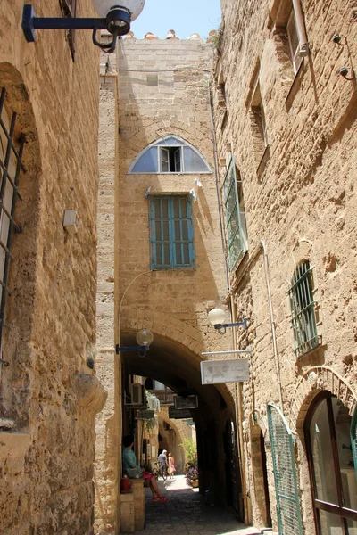 Caminhar através de Jerusalém antiga — Fotografia de Stock