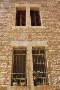 Antik Jerusalem yürümek        