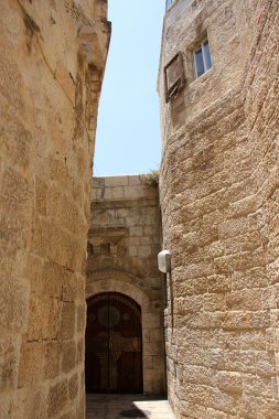 Antik Jerusalem yürümek        