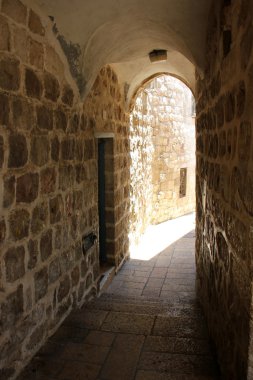 Antik Jerusalem yürümek        