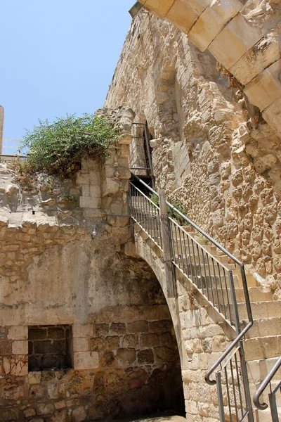 A piedi attraverso l'antica Gerusalemme — Foto Stock