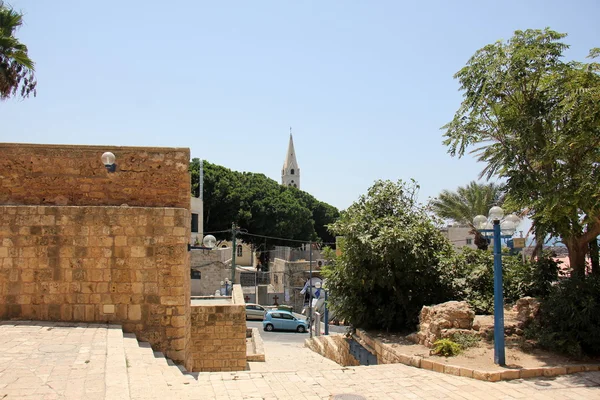 Caminar por la antigua Jerusalén — Foto de Stock