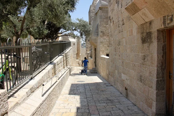 Antik Jerusalem yürümek — Stok fotoğraf