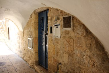 Antik Jerusalem yürümek       