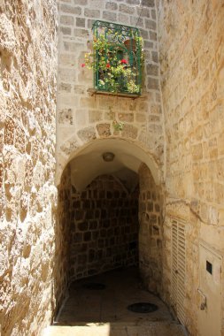 Antik Jerusalem yürümek       