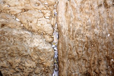 Kudüs 'ün eski şehrinde feryat eden duvar       