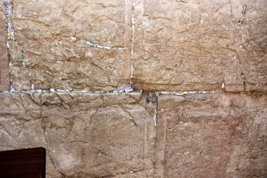 Kudüs 'ün eski şehrinde feryat eden duvar       