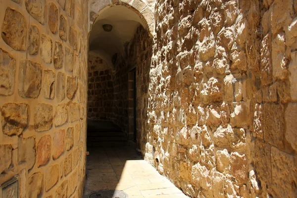 Caminhar através de Jerusalém antiga — Fotografia de Stock