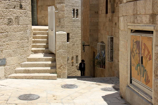 Antik Jerusalem yürümek — Stok fotoğraf