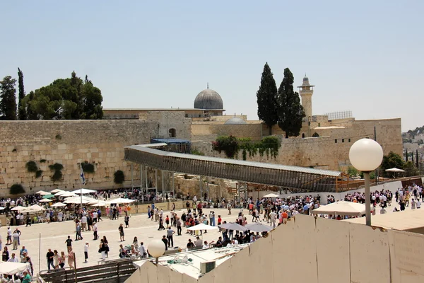 Muro de los Lamentos en la Ciudad Vieja de Jerusalén —  Fotos de Stock