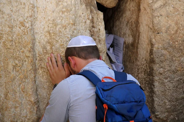 Kudüs 'ün eski şehrinde feryat eden duvar       