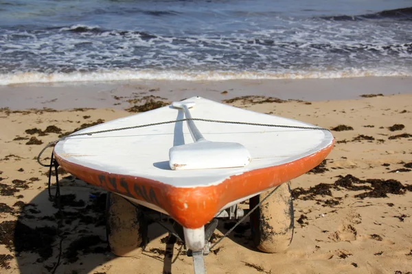 Caiaque na praia — Fotografia de Stock