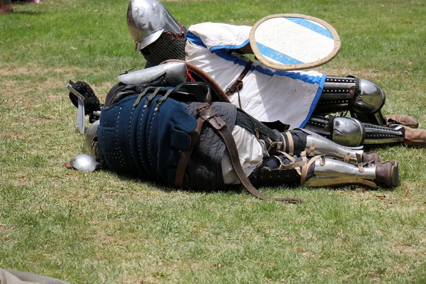 スポーツとの戦いの鎧 — ストック写真