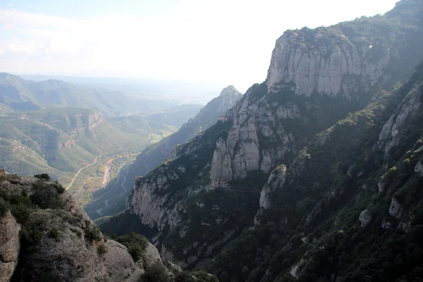 Montserrat - benediktinský klášter — Stock fotografie