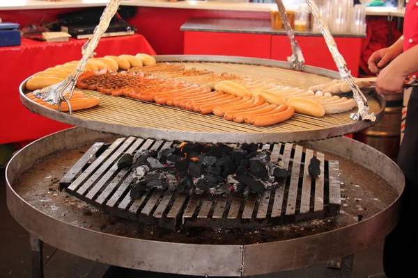 Food cooked on the grill — Stock Image Food cooked on the grill Royalty Free Stock Images
