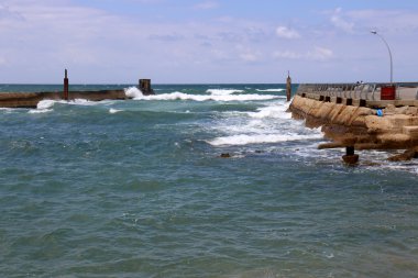 Tel - Aviv city denizin kenarında      