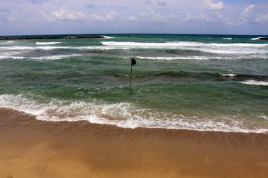 Tel - Aviv city denizin kenarında      