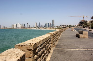 Tel - Aviv city denizin kenarında      