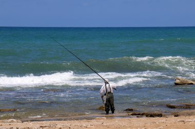Akdeniz kıyısında   