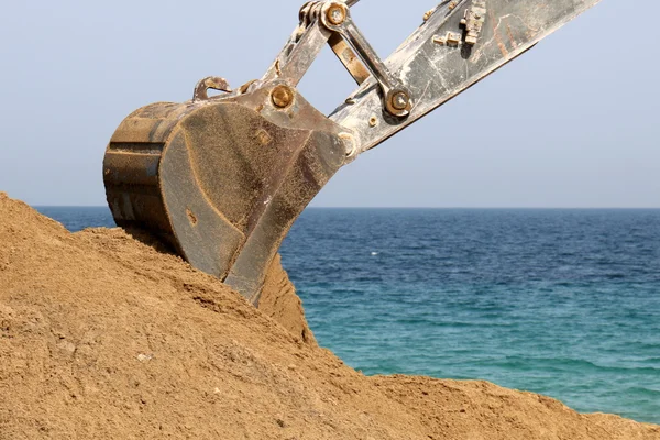 O büyük Ekskavatör inşaat  