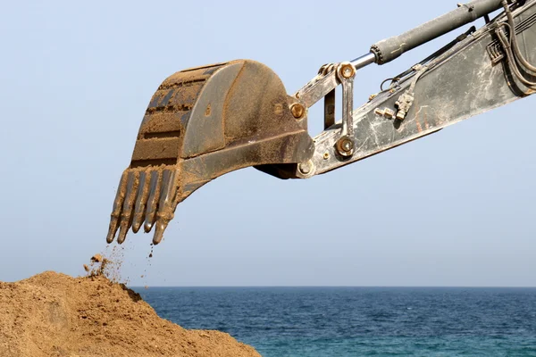 O büyük Ekskavatör inşaat  