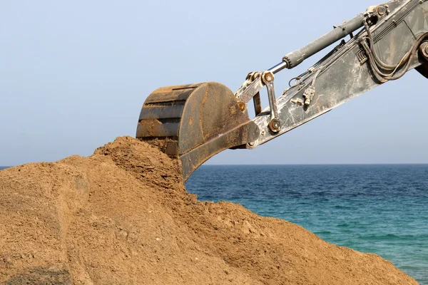 O büyük Ekskavatör inşaat  