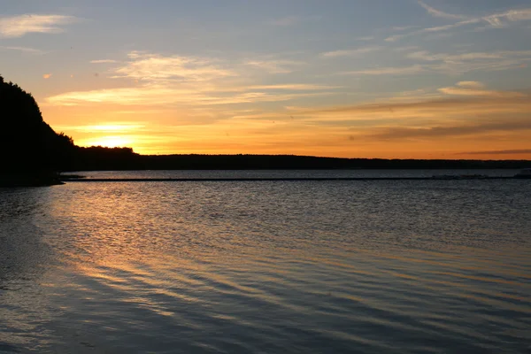 Aube sur le lac Naroch — Photo