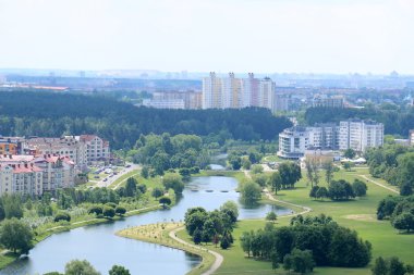 Minsk kuşbakışı ile   