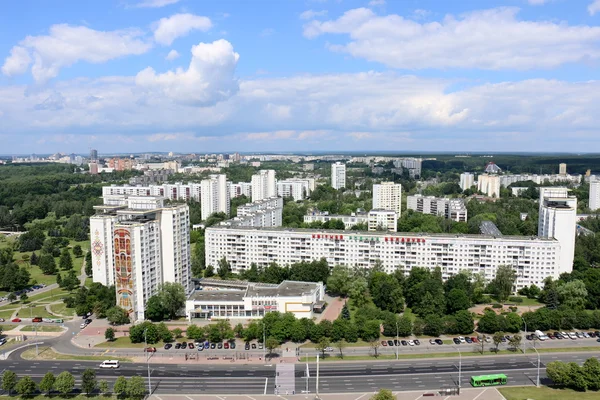 Minsk aus der Vogelperspektive — Stockfoto
