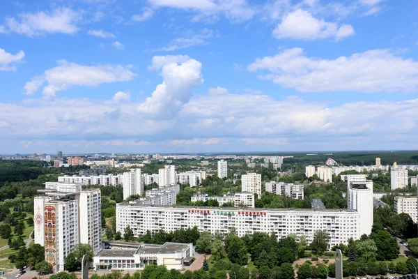 Minsk con vista de pájaro — Foto de Stock