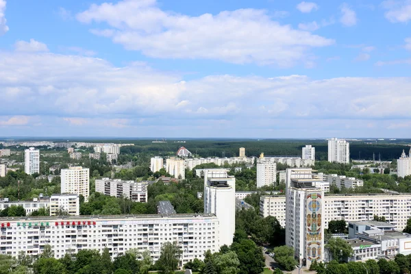 Minsk con vista de pájaro — Foto de Stock