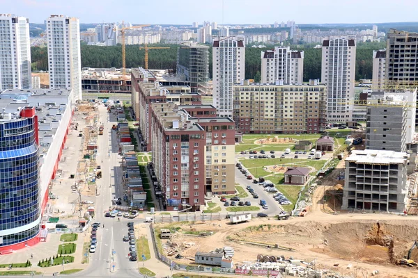 Minsk med fugleperspektiv - Stock-foto