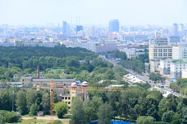 Minsk dengan pemandangan mata burung — Stok Foto