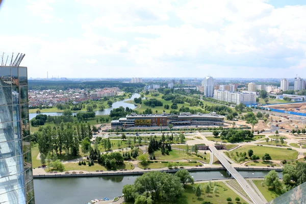 Minsk with a bird's-eye view — Stock Photo, Image