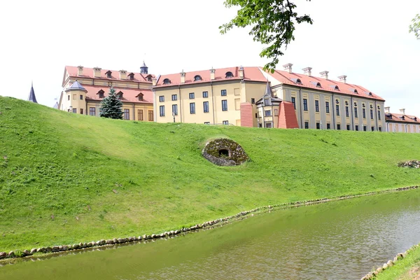 Ňasviž hrad na řece Tomeš — Stock fotografie