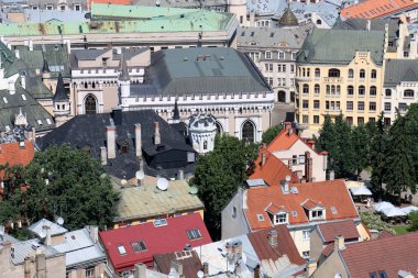 evler ve çatılar, Riga 