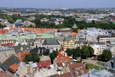 evler ve çatılar, Riga 
