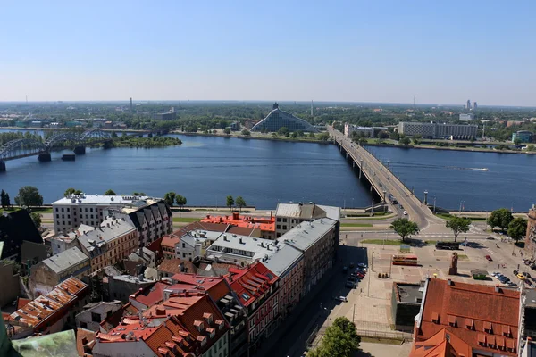 Houses and roofs of Riga — Stock Photo, Image