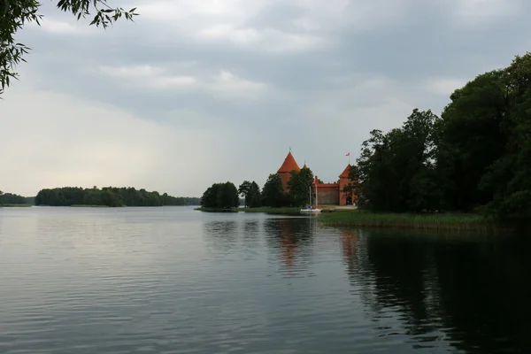 Zamek Trakai na Litwie — Zdjęcie stockowe