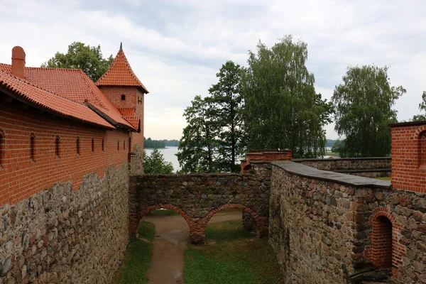 Castillo de Trakai en Lituania — Foto de Stock
