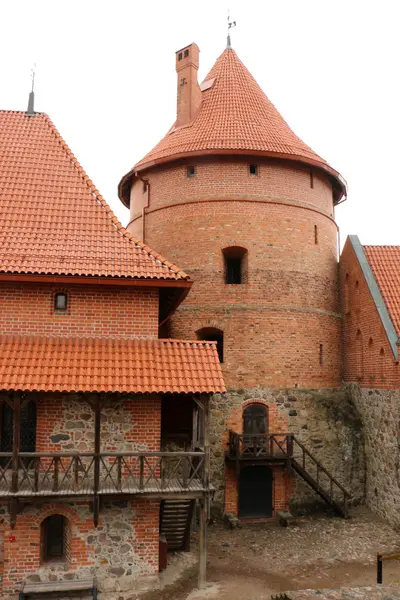 Hrad Trakai v Litvě — Stock fotografie