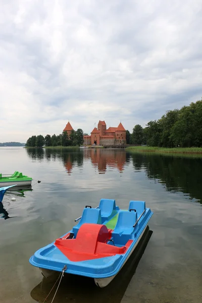 Castillo de Trakai en Lituania — Foto de Stock