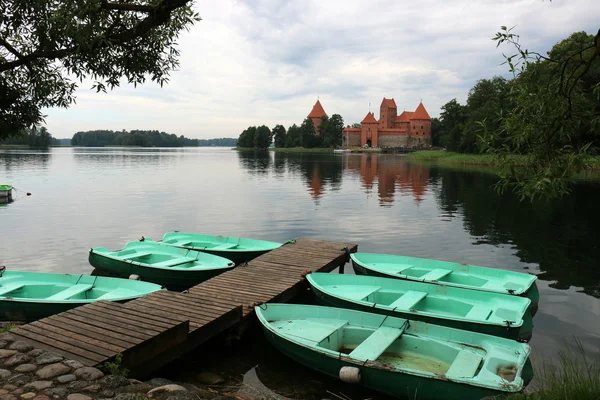 Castillo de Trakai en Lituania — Foto de Stock