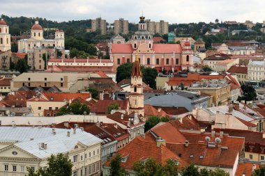Vilnius şehir yukarıdan 
