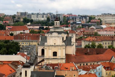 Vilnius şehir yukarıdan 