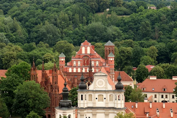 Vilnius Stadt von oben — Stockfoto