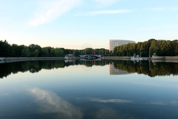 Wczesnym rankiem w Mińsku — Zdjęcie stockowe